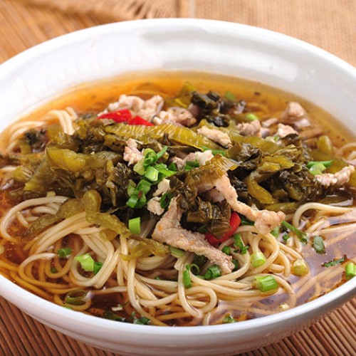         雪菜肉丝面
